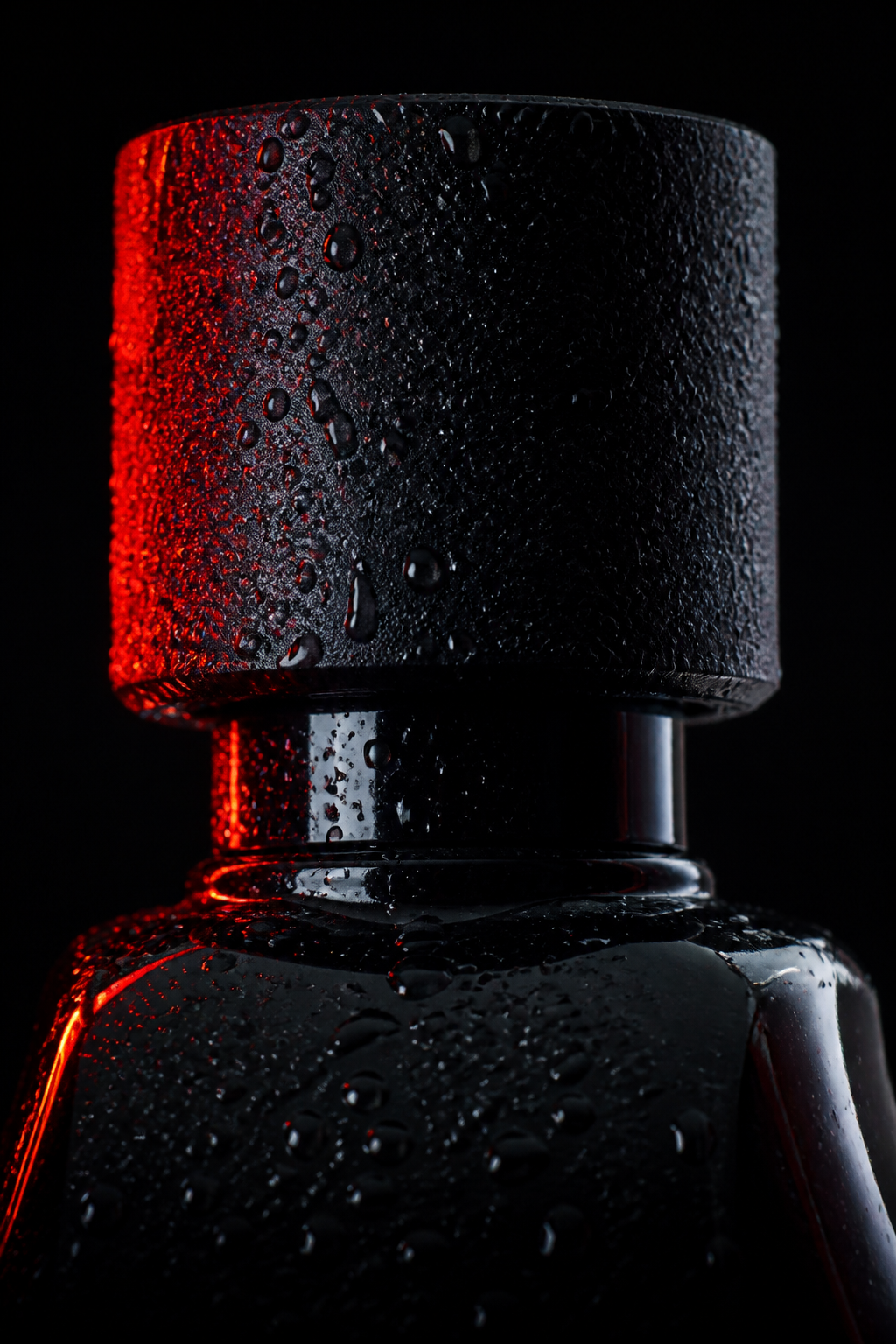 Perfume bottle cap detail